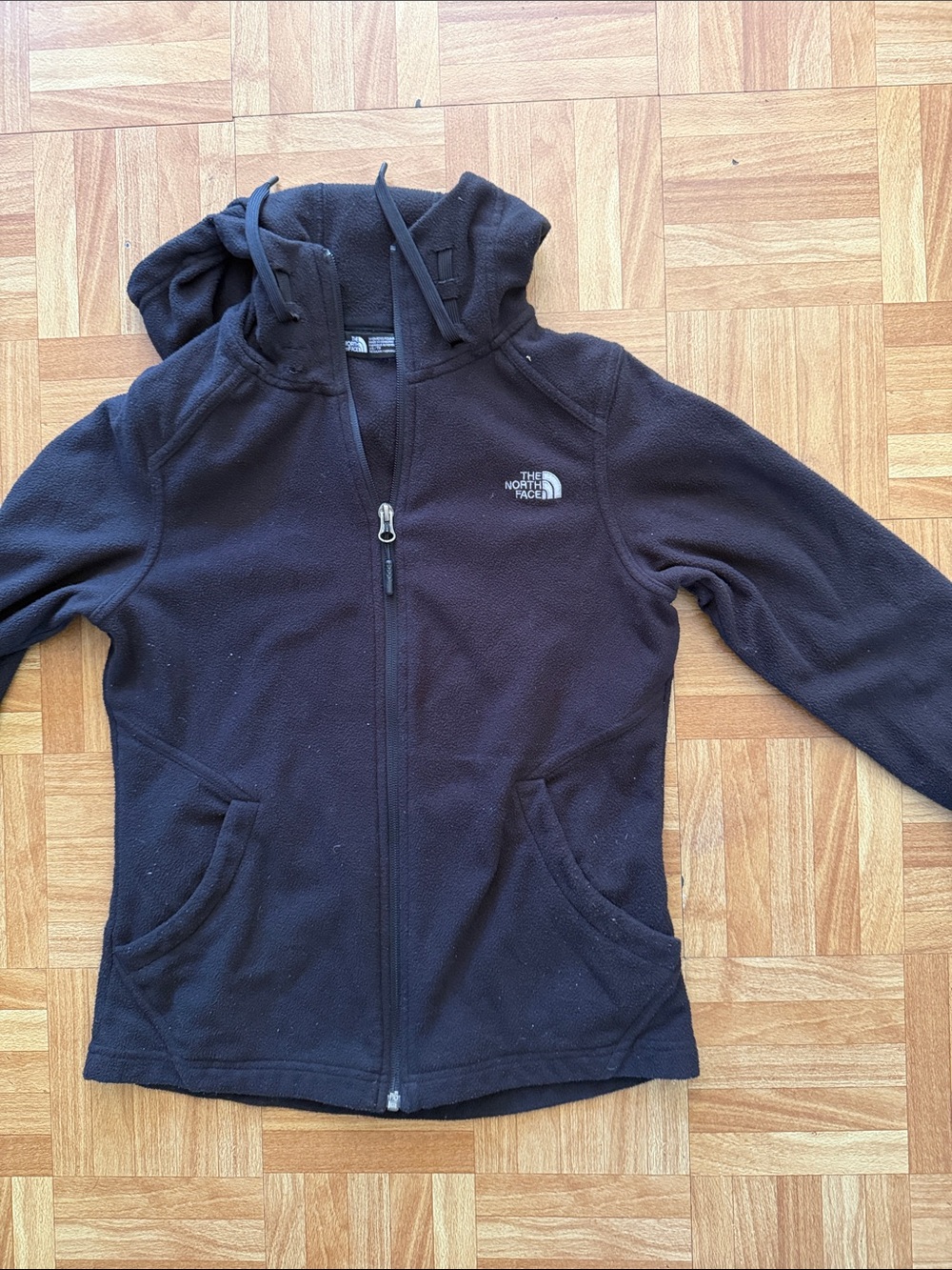 The North Face Black Fleece Zip-Up Hoodie